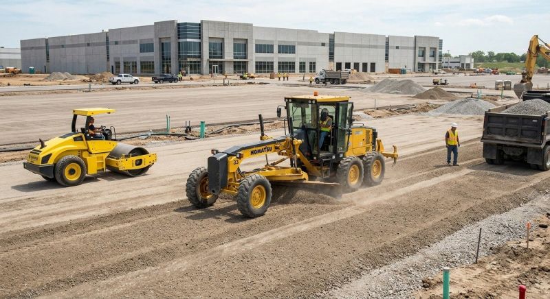 Parking Lot Gravel Repair in Roswell, GA