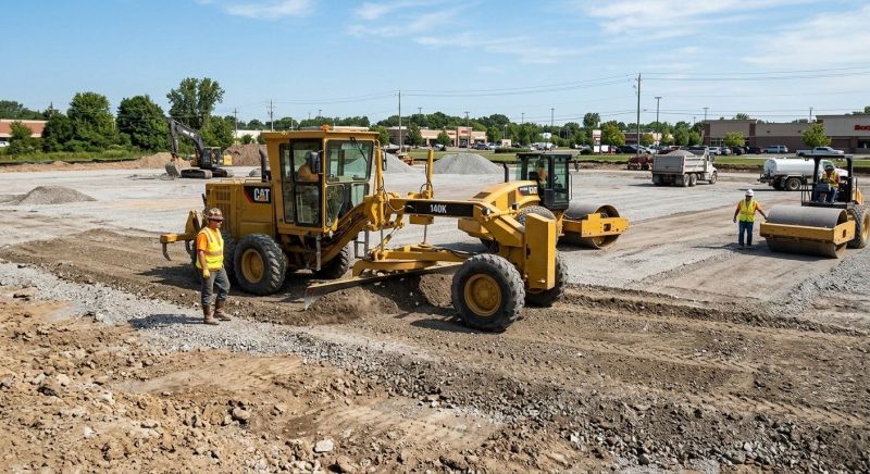 Parking Lot Gravel Repair in Alpharetta, GA